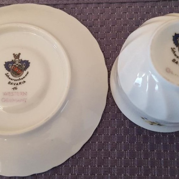 Schwarzenhammer Bavaria Porcelain Coffee Set - Picture 7 of 7